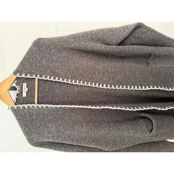 Orange Creek Womens Gray Open Front Cardigan Sweater S/M - Picture 2 of 7